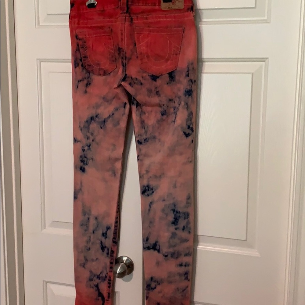True Religion Stella Red Tye Dye